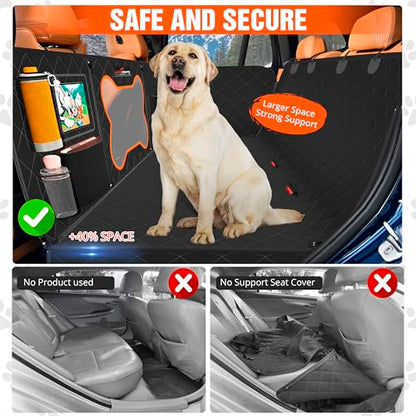 Fundas de asiento de automóvil para perros, 600D resistentes