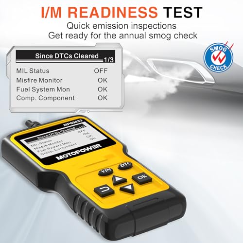 MOTOPOWER MP69033 - Escáner OBD2 para coche, lector de códig
