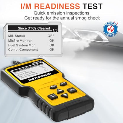 MOTOPOWER MP69033 - Escáner OBD2 para coche, lector de códig