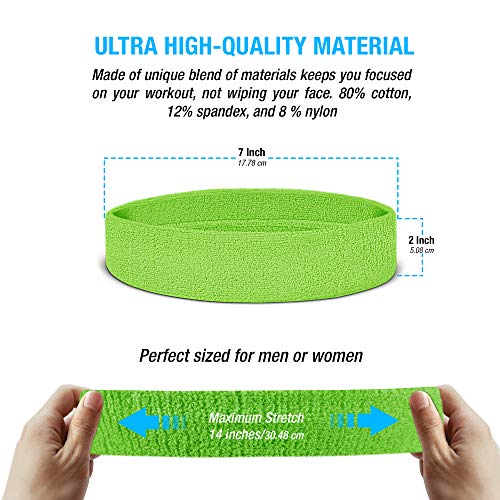 Suddora Diadema de entrenamiento para hombres y mujeres, ban
