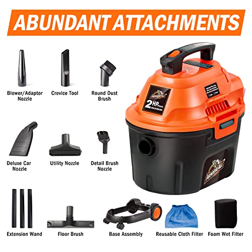 Armor All AA255W Aspiradora utilitaria húmeda/seca de 2.5 ga