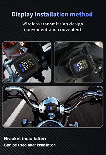 Sistema de monitor de presión de neumáticos TPMS para motoci