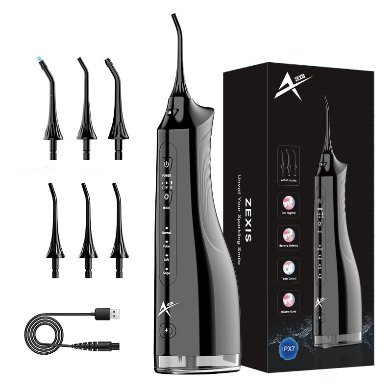 ZEXIS ZX-300 Irrigador dental de agua para cuidado dental y