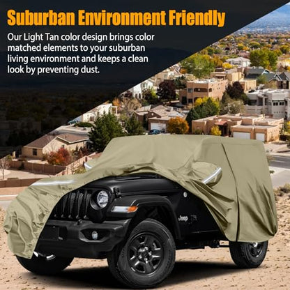 Fundas impermeables para automóvil de repuesto para Jeep Wra