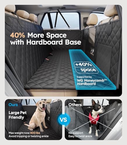 Wigoo Funda de asiento de camión para perro mejorada 2025 pa