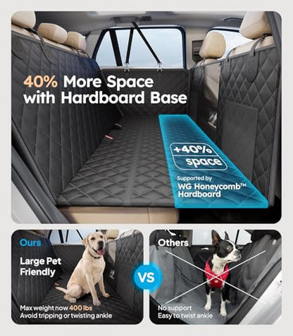 Wigoo Funda de asiento de camión para perro mejorada 2025 pa