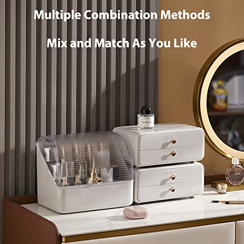 Organizador de maquillaje, caja de almacenamiento de maquill