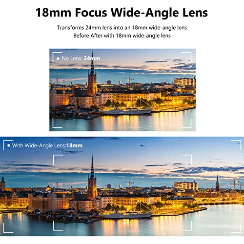 NEEWER Lente gran angular compatible con cámara Sony ZV1, 2