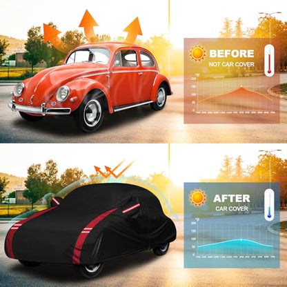QUNSUNUS - Funda de automóvil de 6 capas para Volkswagen Bee