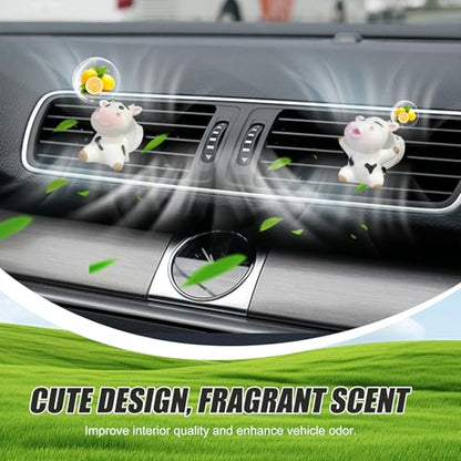 SuperKaKa Juego de 2 clips de ventilación de coche con diseñ