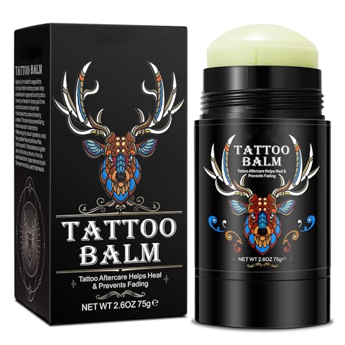 Tattoo Aftercare Butter Balm, 2.6 oz, Old & New Tattoo Moist