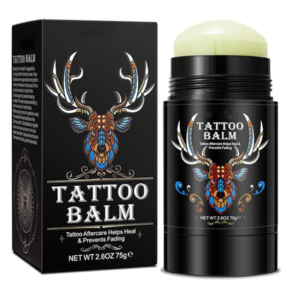 Tattoo Aftercare Butter Balm, 2.6 oz, Old & New Tattoo Moist