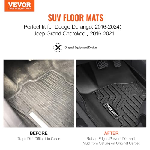 VEVOR Alfombrillas para Dodge Durango/Jeep Grand Cherokee 20