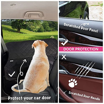 2 protectores de puerta de automóvil para perros y mascotas,