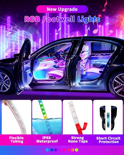 Luz LED para interior de automóvil, RGB Dreamcolor interior