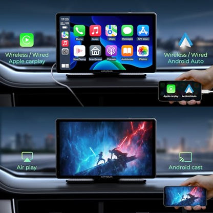 Estéreo inalámbrico para automóvil compatible con Apple CarP
