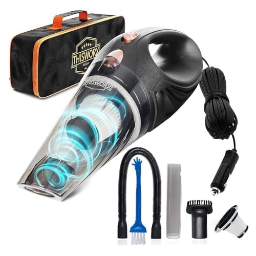 Aspiradora de mano portátil con cable de 16 pies, filtro HEP