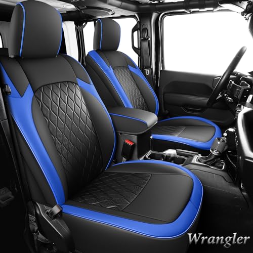 Coverado Fundas de asiento de 4 puertas para Jeep Wrangler,