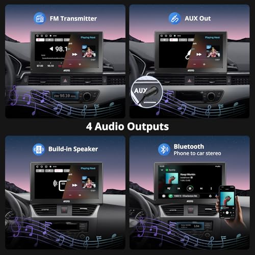 Carplay - Pantalla para automóvil, Android Auto inalámbrico,