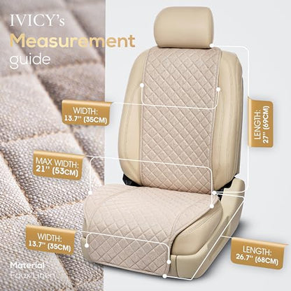 Funda protectora universal de lujo para asiento de automóvil
