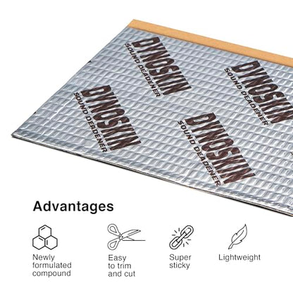 Alfombrilla de amortiguación de sonido para automóvil de 80