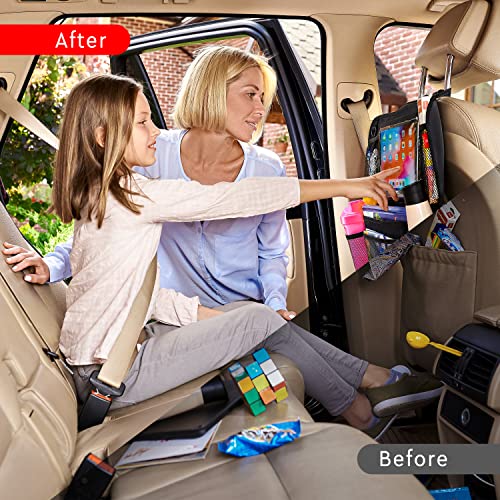 Helteko Organizador de asiento trasero de automóvil, protect