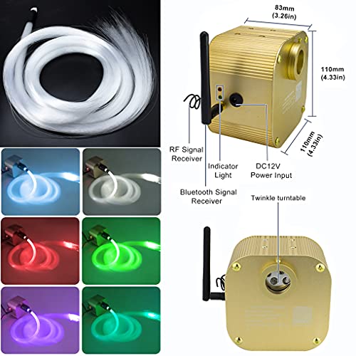 Luces Azimom Bluetooth, con control, de 16 vatios, parpadean