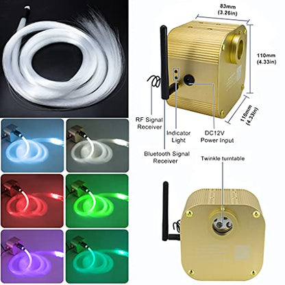 Luces Azimom Bluetooth, con control, de 16 vatios, parpadean