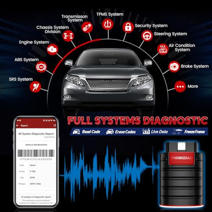escáner Bluetooth Thinkdiag OBD2, herramienta de escaneo bid