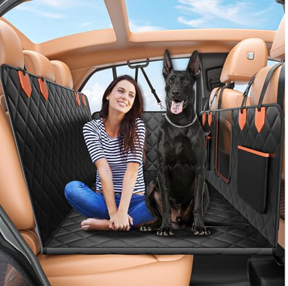 Funda de asiento de automóvil de fondo duro para perros, fun