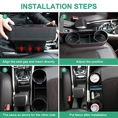 Organizador de asiento de vehículo, soporte para bebidas, ca