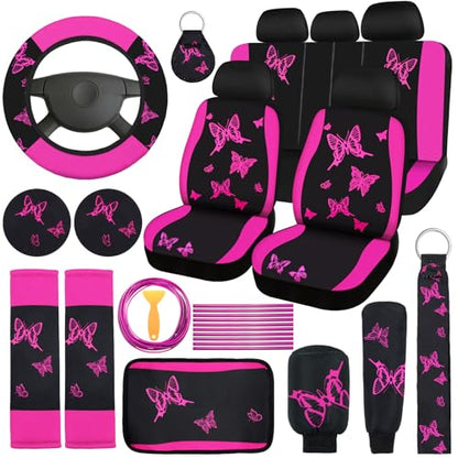 BBTO Juego completo de 43 piezas de asiento de automóvil de
