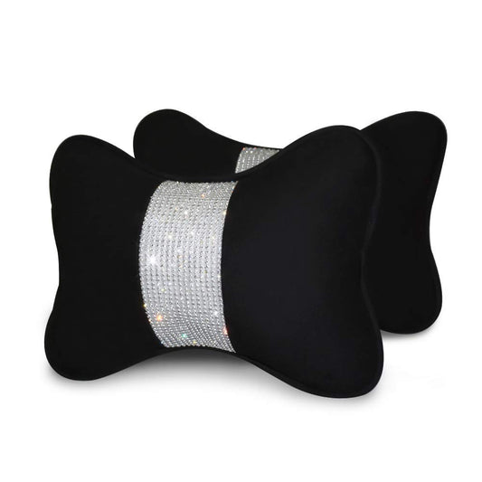 eing Paquete de 2 almohadas brillantes para asiento de autom