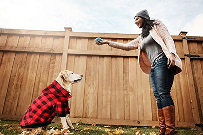 Sudadera de cuadros rojos con capucha para perros con gorro
