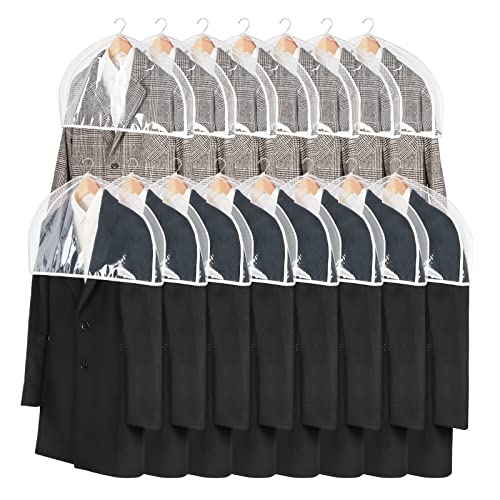 Zilink Fundas transparentes para los hombros para ropa (jueg