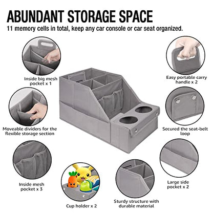 MULISOFT Organizador de asiento de automóvil, organizador de