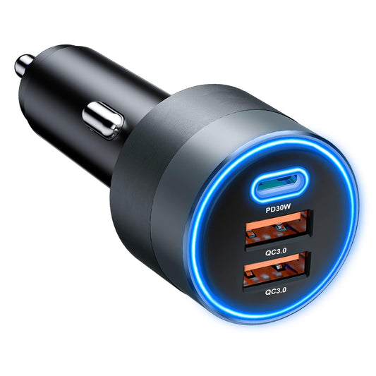 Cargador de coche USB C para iPhone 16, 66 W, adaptador de e