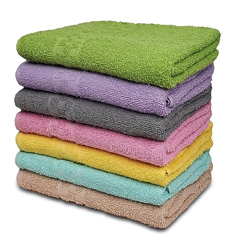 ZUPERIA Paquete de 7 toallas de baño de 30 x 54 pulgadas, ul