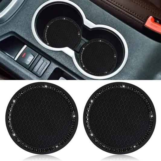 SUNCARACCL Portavasos para automóvil, paquete de 2 insertos