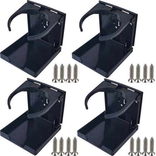 NSBELL 4 soportes ajustables plegables para bebidas, soporte