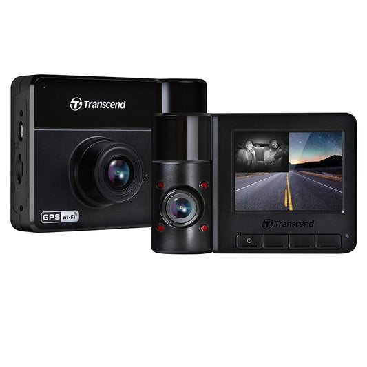 Transcend 64 GB, doble cámara de tablero 2K+1080P delantera