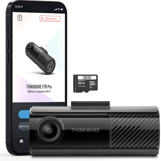 THINKWARE F70 PRO Dash Cam, 1080P Full HD WiFi Dashcam para