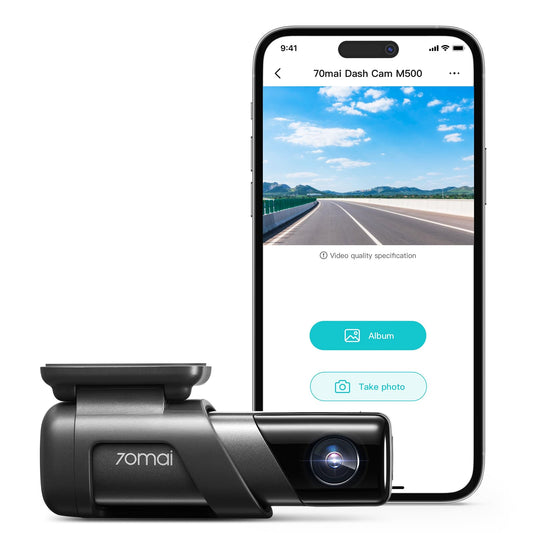 70mai 2.7K 1944P Dash Cam M500, eMMC 128GB de almacenamiento