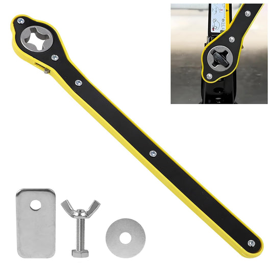 Llave de trinquete de gato, giratoria de 360° para ahorrar m