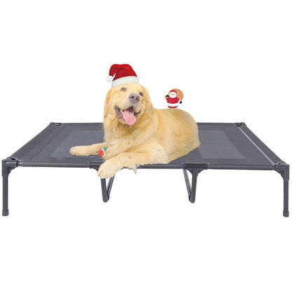 suddus Cama elevada para perros impermeable al aire libre, c