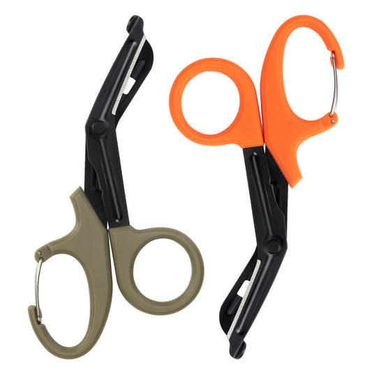 Tijeras médicas con mosquetón, tijeras de vendaje de 7.5 pul