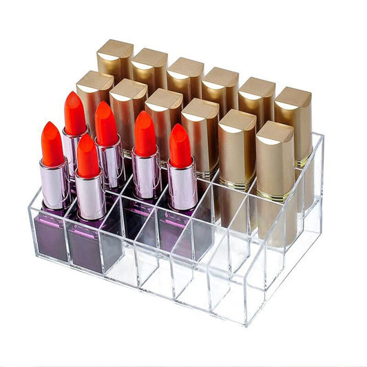 Soporte para lápiz labial de 24 espacios, organizador de láp