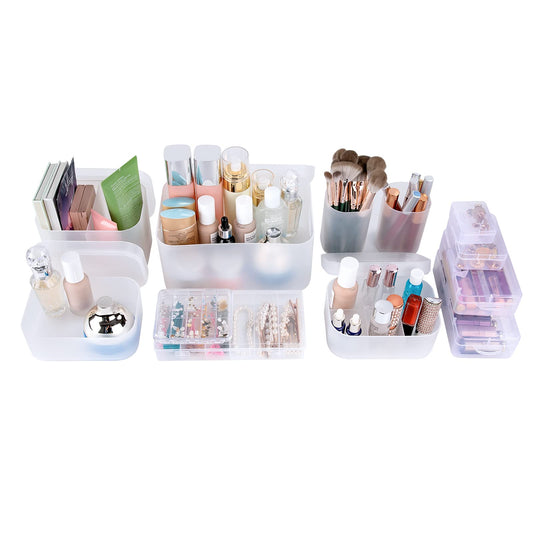 OCHEAL Estuche organizador de maquillaje, soporte organizado
