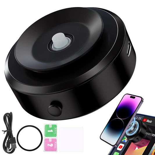 Soporte magnético para teléfono celular, rotación de 360°, s