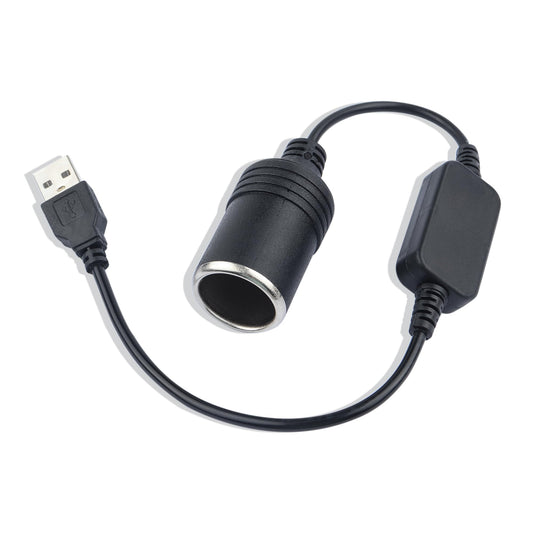 Adaptador USB a encendedor de cigarrillos de 1.2 pies, enchu